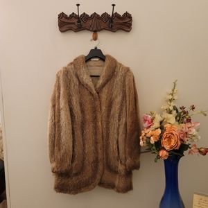 Genuine fur coat